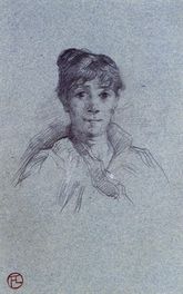 Тулуз-Лотрек Портрет женщины. 1888г